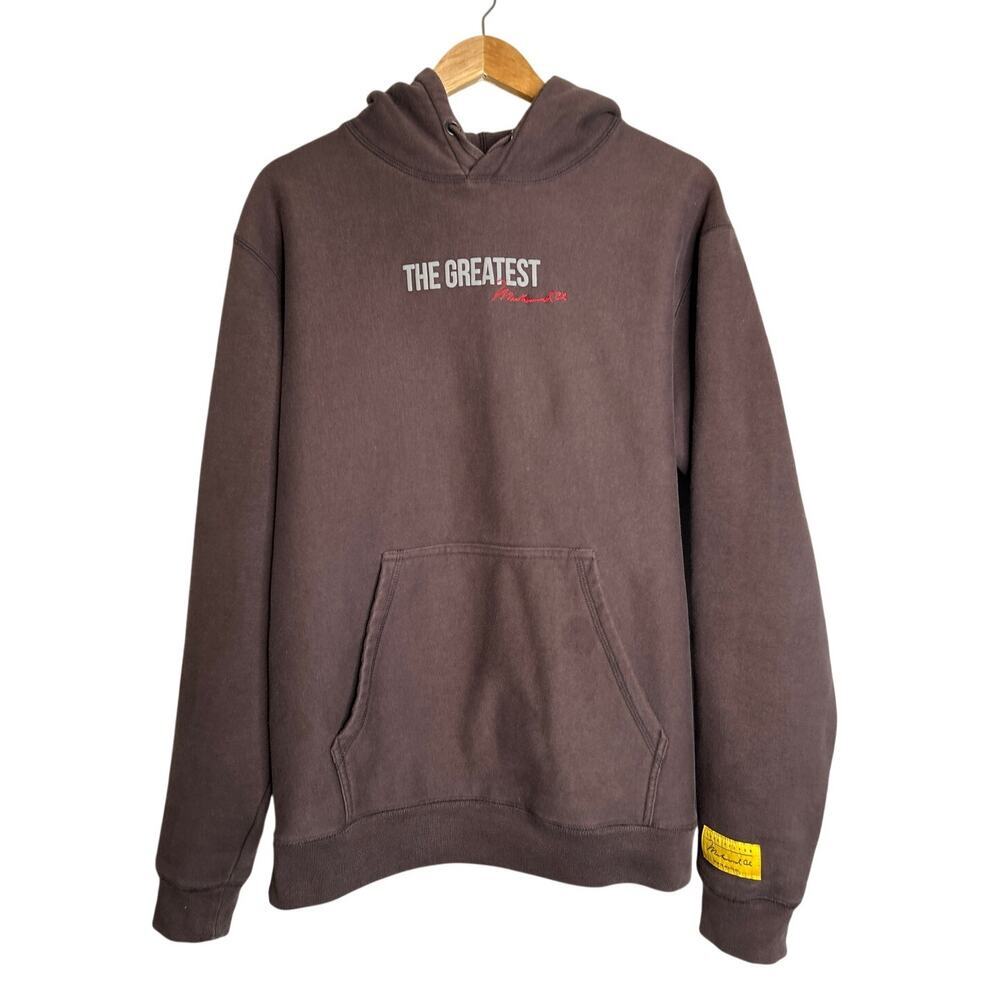 Shoe Palace x Muhammad Ali Cover Hoodie Logo Print "World‎ Champion" Size Large - Picture 2 of 11